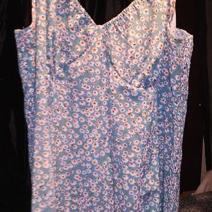 Shein Blue Flower Dress